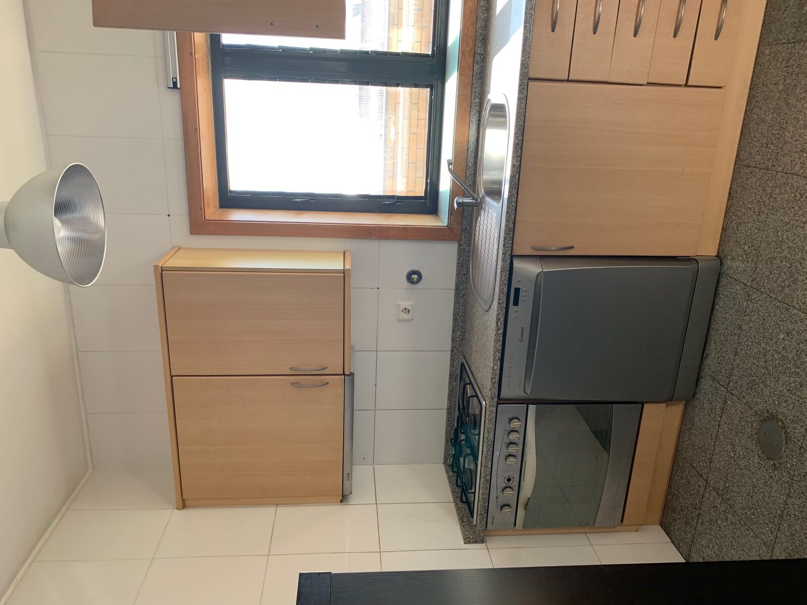 Apartamento AL, Lavra — Cozinha e Sala antes da intervenção
